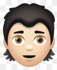 Neutral Person Light Skin Tone Icon - Light Skin Curly Hari Emoji,Light Skin Emoji