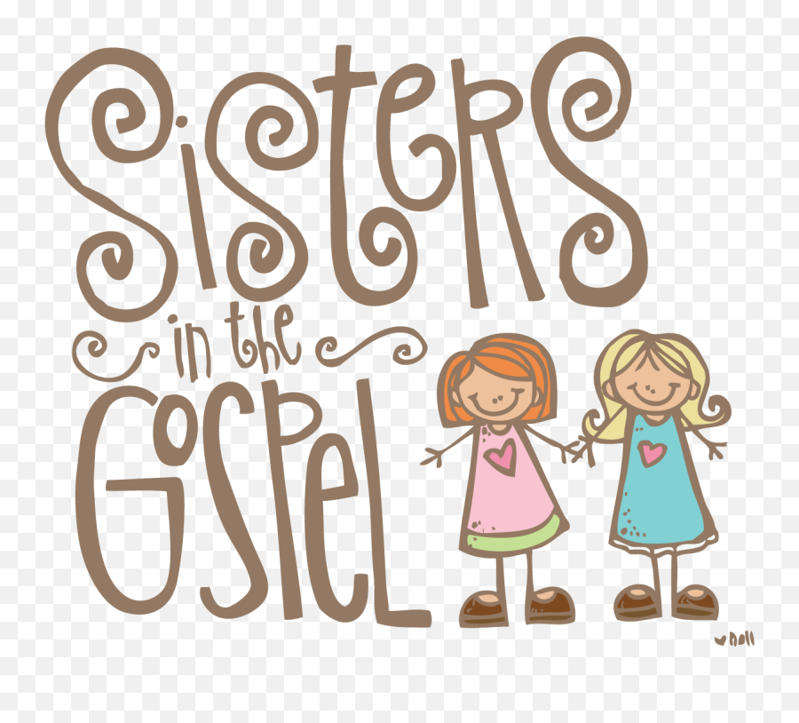 Sisters In The Gospel - Clip Art Library Sisters In The Gospel Emoji,Sister Emoji