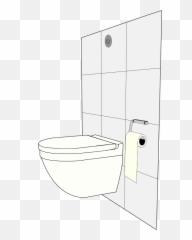 Modern Toilet Clipart - Toilet Emoji,Bathroom Emoticons