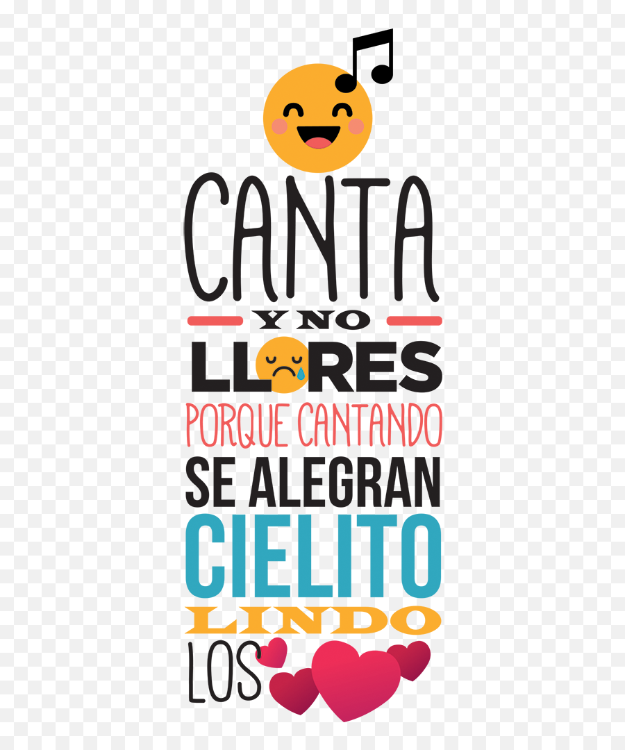 Vinilo Letra Canción Cielito Lindo - Goldcrest Films Emoji,Canciones Con Emojis