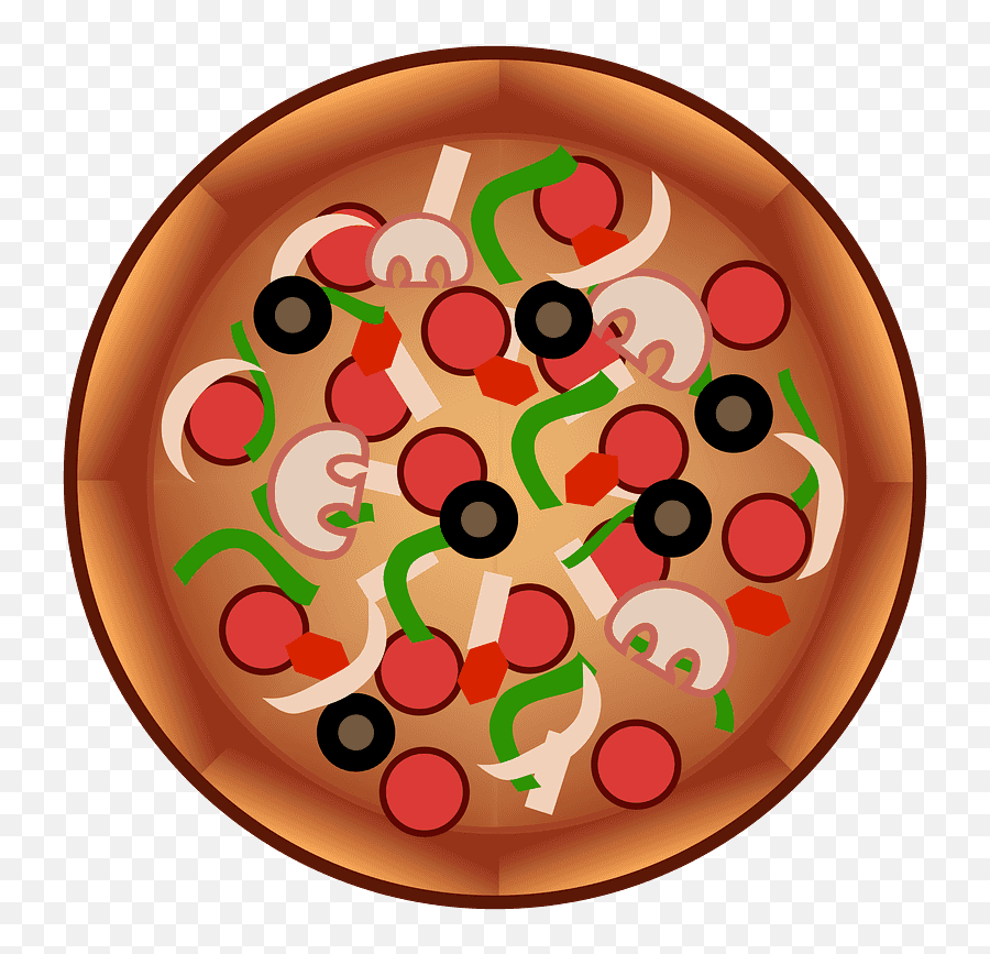 Pizza Emoji Clipart - Pizza,Pizza Emoji Transparent