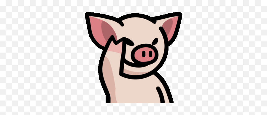 Lihkg - Waving Pig Transparent Gifs Emoji,Hkgolden Emoji