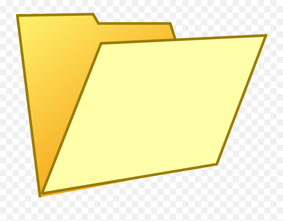 Documents Empty File Folder - Horizontal Emoji,Emotion Icon Office