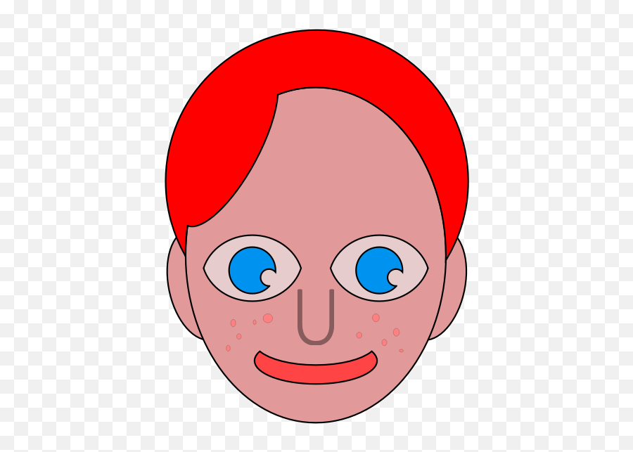 Openclipart - Clipping Culture Eye Emoji,Redhead Emoji