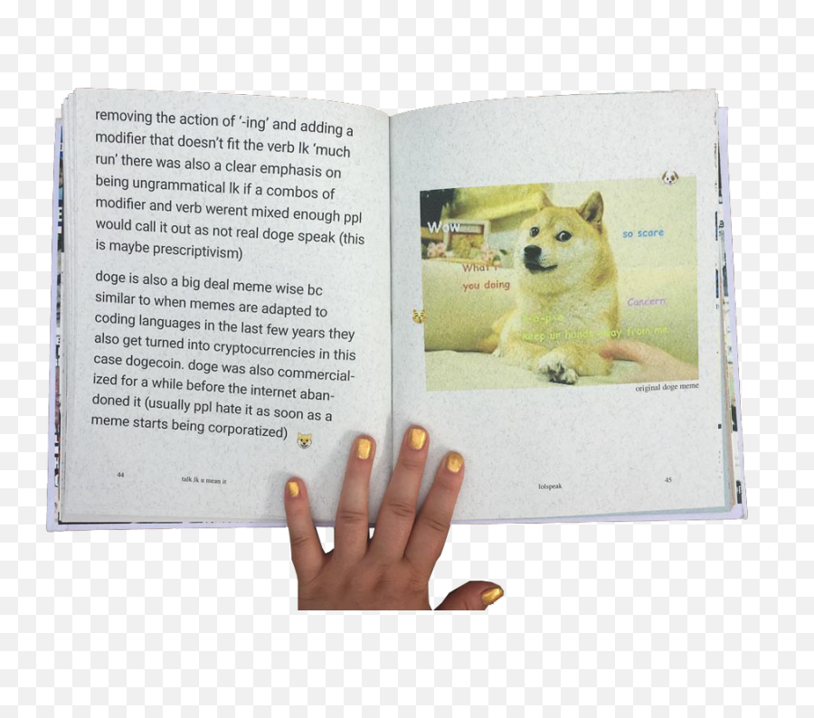 Talk Lk U Mean It Thesis Project A Book Installation And - Northern Breed Group Emoji,Free Emoticons To Use Doge
