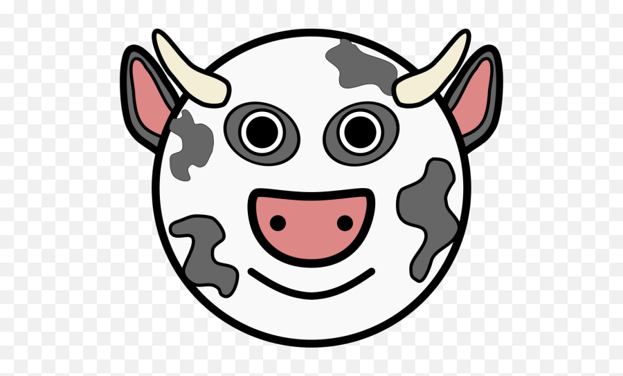 Cow Png Images Icon Cliparts - Cow Clip Art Circle Emoji,Emoji Cow Bell