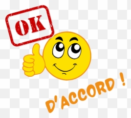 Ça Marche - Learn French With Lara Happy Emoji,I Am Okay Emoticon