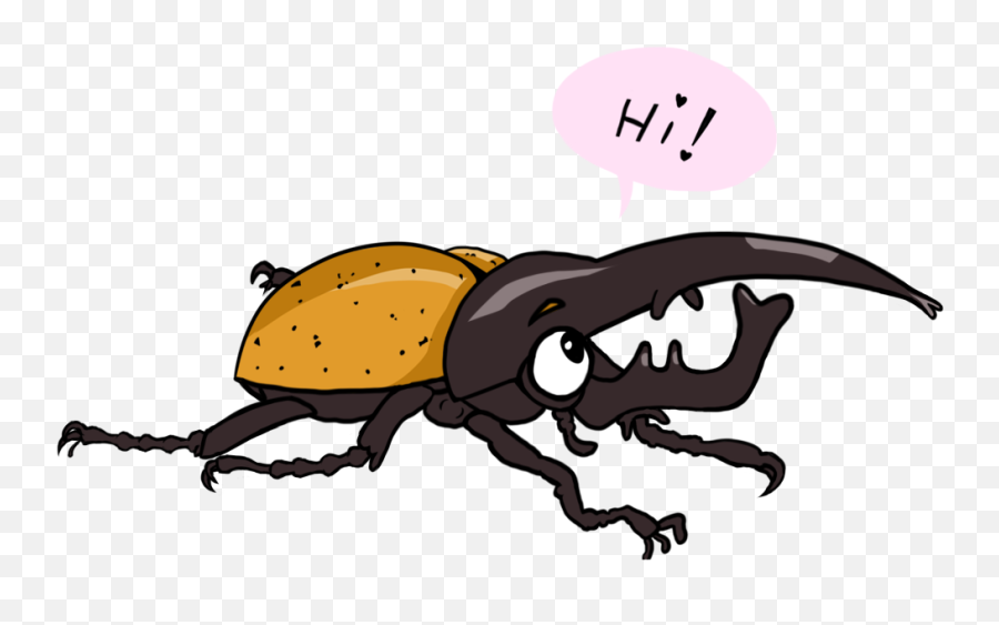 1080 X 720 4 - Rhinoceros Beetle Cute Cartoon Clipart Full Parasitism Emoji,Manatee Emoji