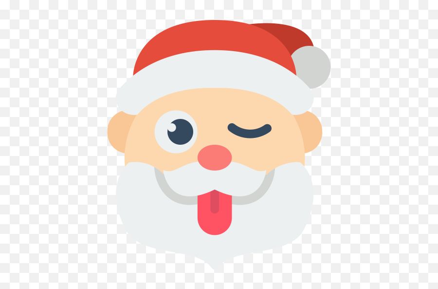 Winking Face - Free Christmas Icons Santa Claus Emoji,Cheristmas Emojis