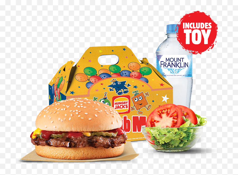 Kids Meals - Hungry Jacku0027s Australia Mount Franklin Hungry Jacks Emoji,Hamburger Emoji