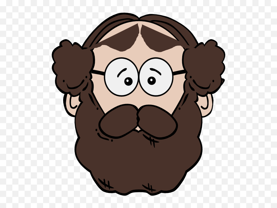 Man Clipart Beard Man Beard - Man Beard And Moustache Clipart Emoji,Bearded Man Emoji