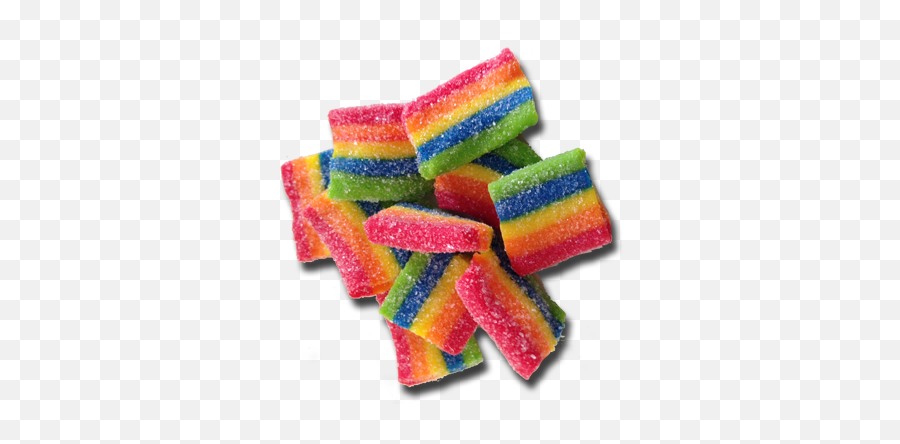 Airheads Extremes Bites Rainbow Berry - Gummy Candy Emoji,Rainbow And Candy Emoji