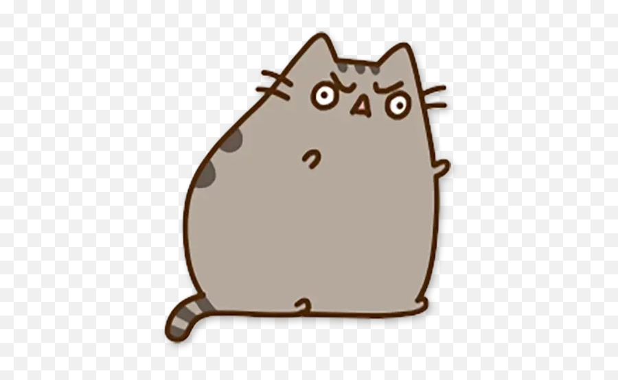 Pusheen 5 Stickers For Whatsapp - Pusheen Cats With Food Emoji,Pusheen Emoji
