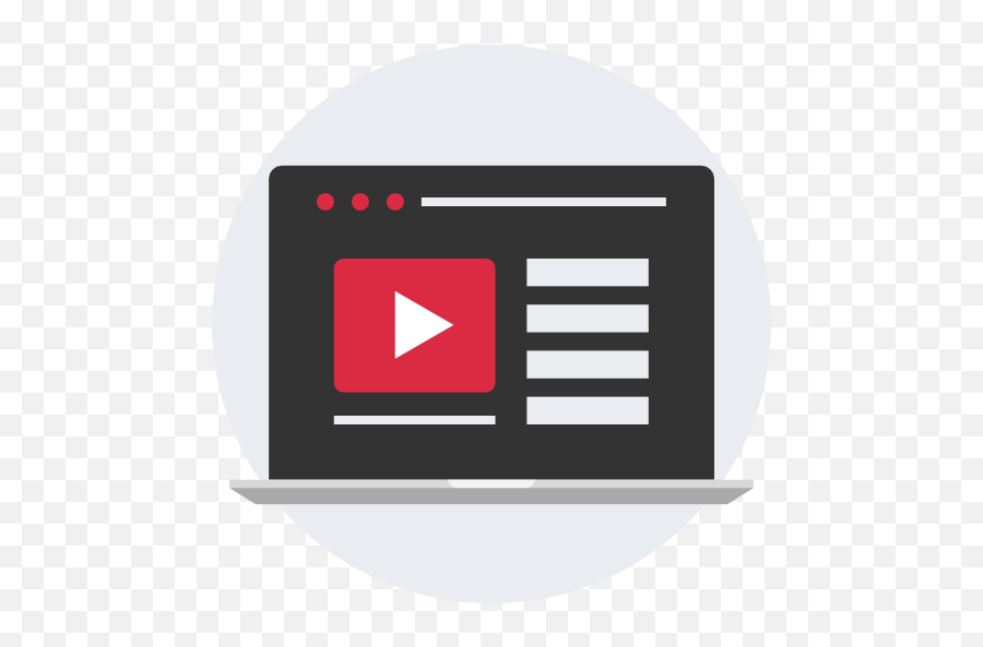 Play Youtube Video Media Playlist Vid Free Icon Of - Video De Youtube Icono Emoji,How To Comment Emojis On Youtube On Computer