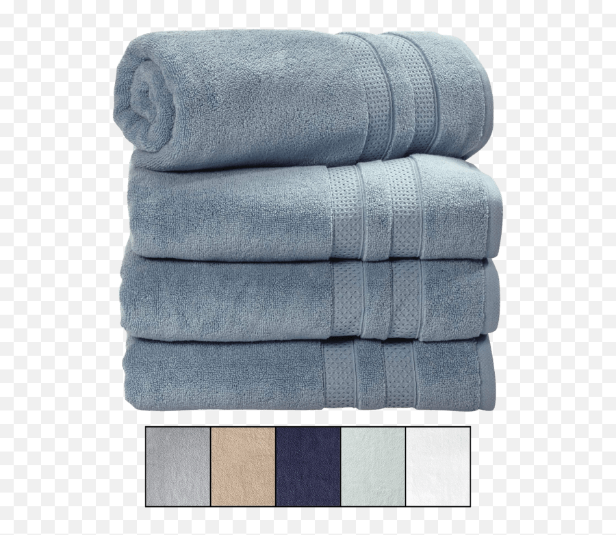Idesign 4 - Piece Spa Bath Towel Set Solid Emoji,Emoji Blanket Set