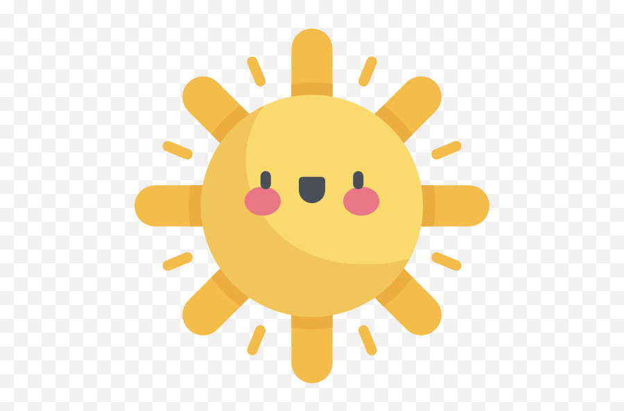 Sun - Free Nature Icons Settings Icon Sin Fondo Emoji,Kawaii Emoticons Wind