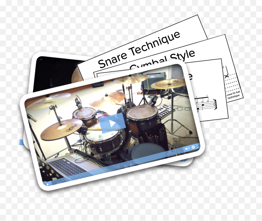 Online Drum Lessions - Band Plays Emoji,Most Emotion Drummer