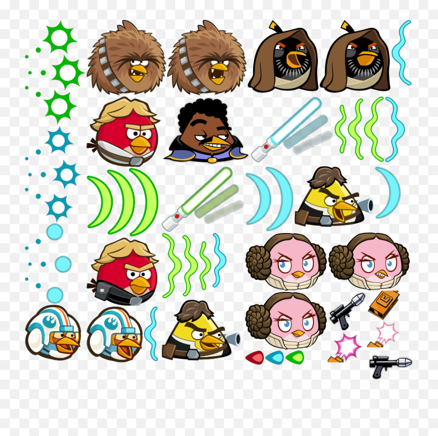 Angry Birds Star Wars Green Upgrade To All Birds Where Is - Angry Birds Star Wars Birds Emoji,Big Angry Bird Facebook Emoticon