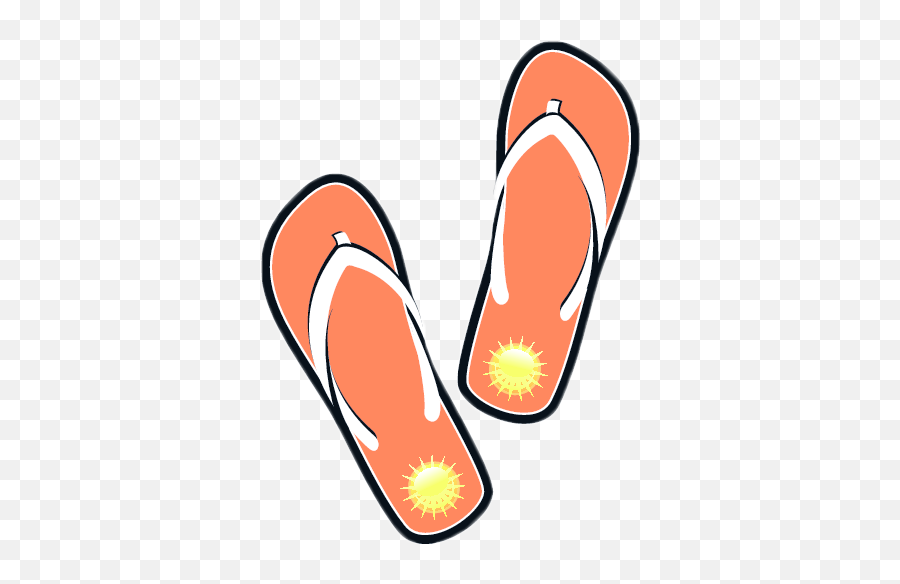 Flip Flop Free To Use Clipart 2 - Sandals Clip Art Emoji,Pink Flip Flop Emoji
