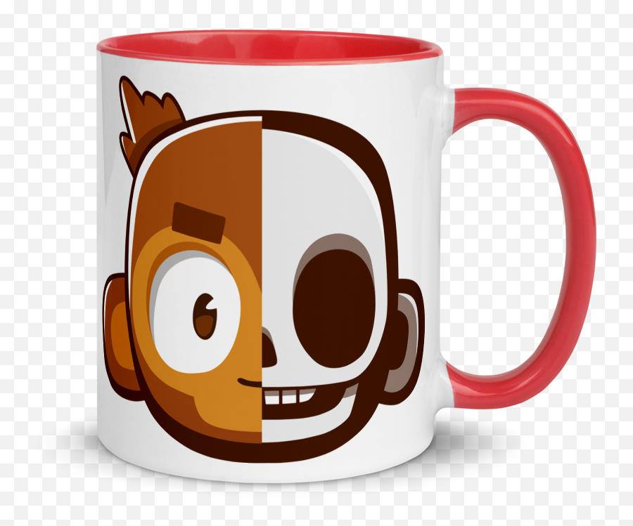 Monkey Skull Mug U2013 Ninja Kiwi Store - Mug Emoji,Monkey Emoticon Png