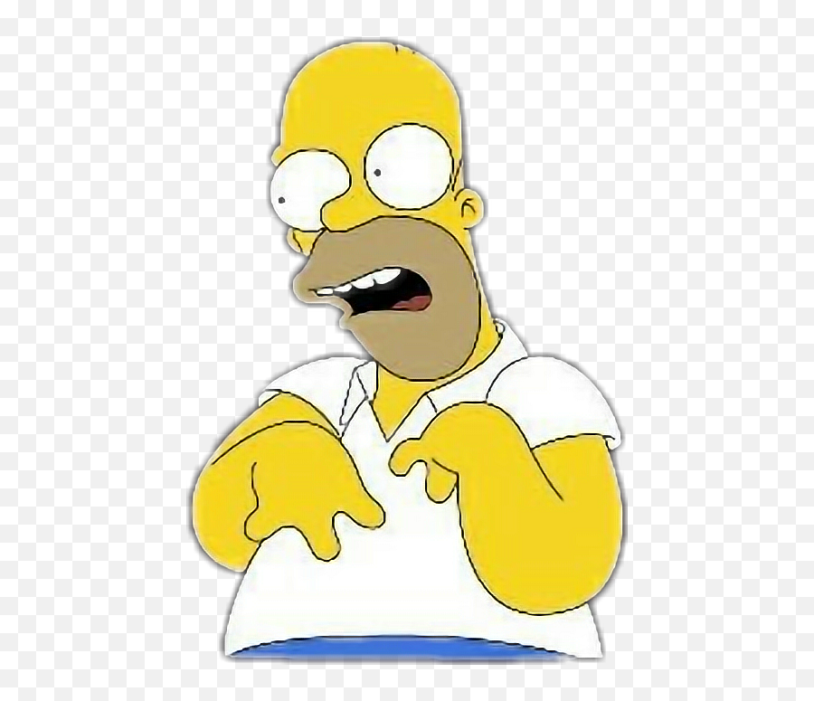 Simpsons Tonto Homero Mongolo Sticker - Homero Mongolo Emoji,Homer Simpson Emoji