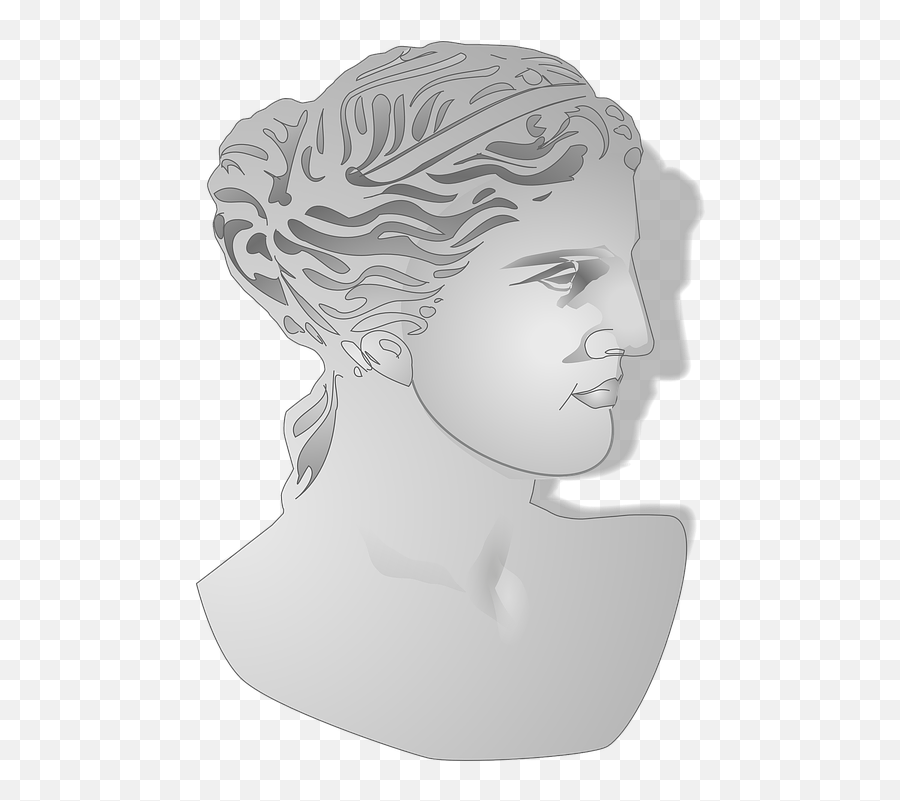 Aphrodite Bust Greek - Free Vector Graphic On Pixabay Emoji,Greek God Goddess Of Emotion