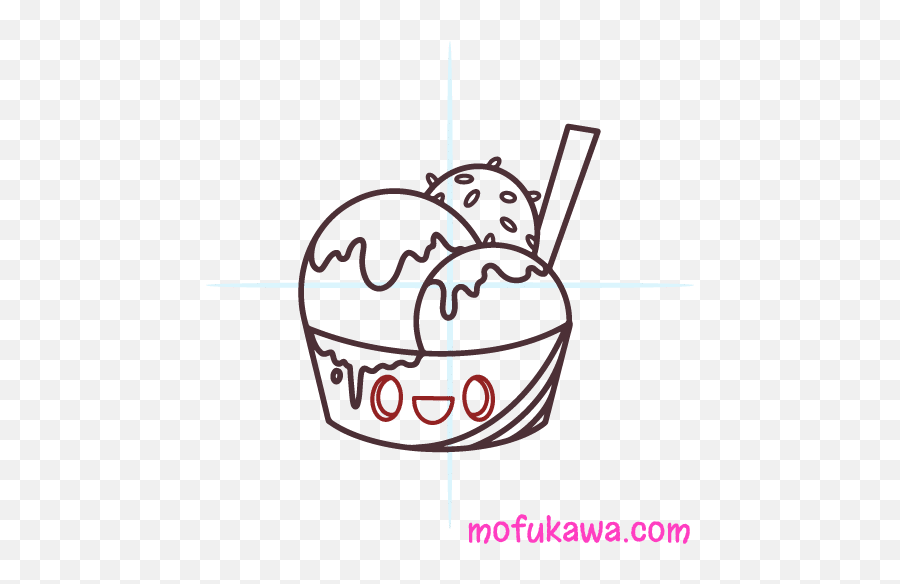 Draw So Cute Food Ice Cream Emoji,Ice Cream Bowl Emojis