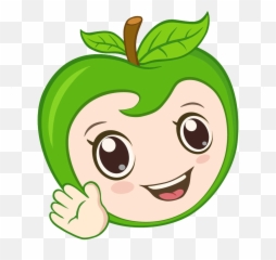 Smiley Clipart Apple Smiley Apple Transparent Free For - Cute Cartoon Apple Clipart Emoji,Mango Emoji Iphone