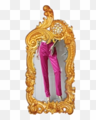 Pink Mirror Trousers With Pink - Yellow Emoji,Mirroring Emotions