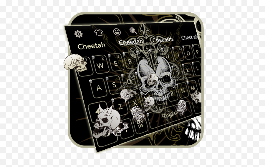 Live Devil Death Skull Keyboard U2013 Apps On Google Play - Caveman Training Emoji,Death Skull Emoji