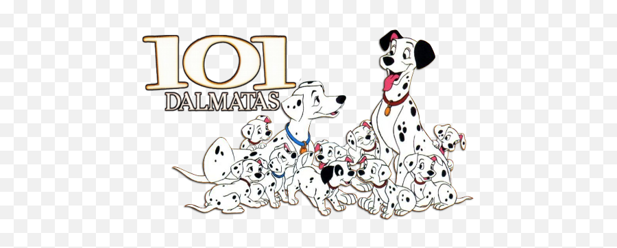 Download 101 Dalmatians Movie Image With Logo And Character - 101 Dalmatas Imagen Png Emoji,Emoji Movie Character