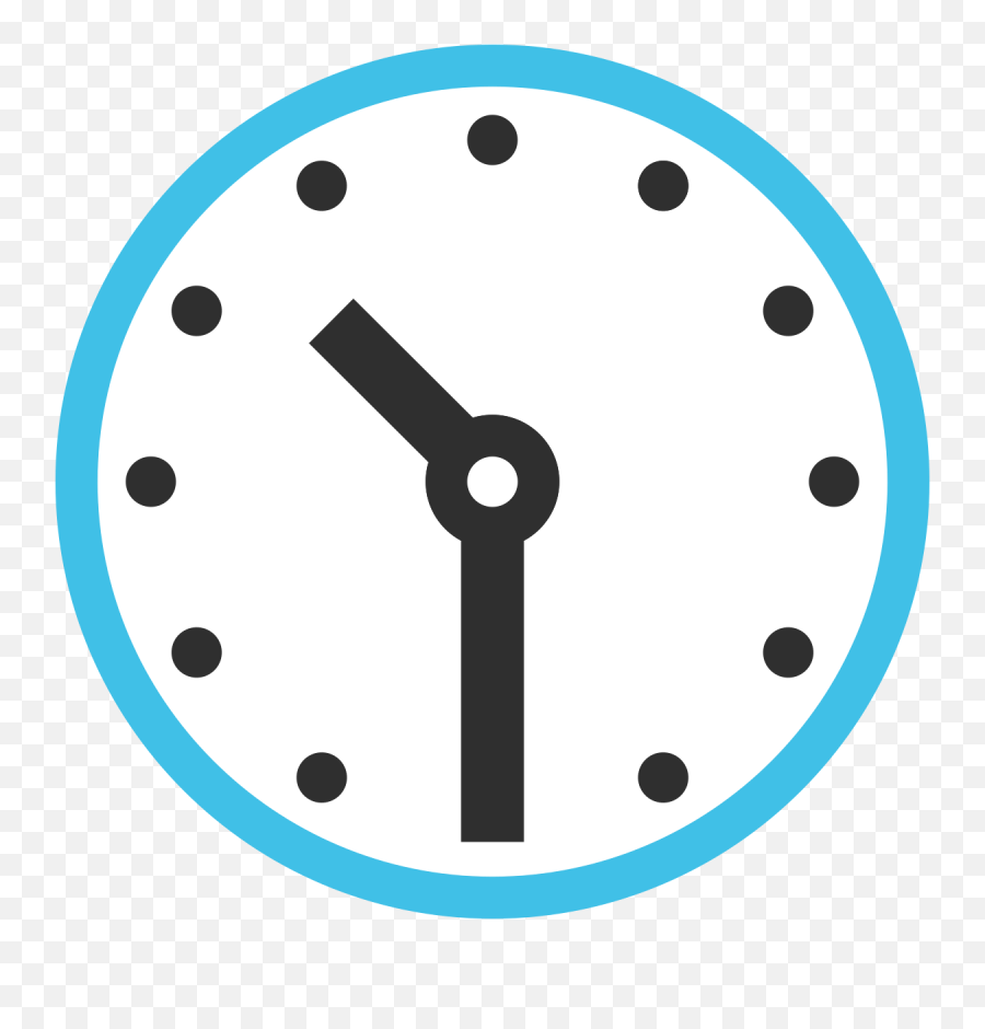 File - Clock Cartoon Transparent Background Emoji,Clock Emoji