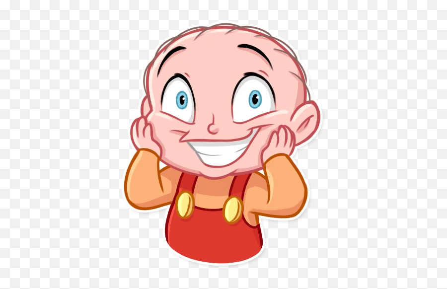 Brian And Stewie - Telegram Sticker Happy Emoji,Stewie Emoji