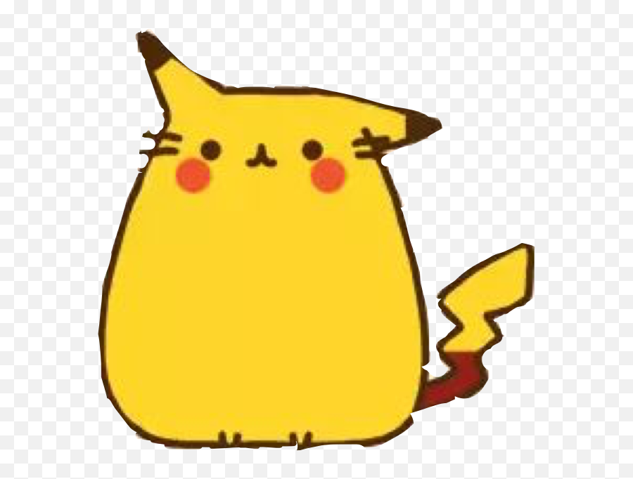 Emoji Emojicat Cat Pikachu Sticker By Marishsnk - Pusheen Cat Gif Pikachu,Pikachu Meme Emoji