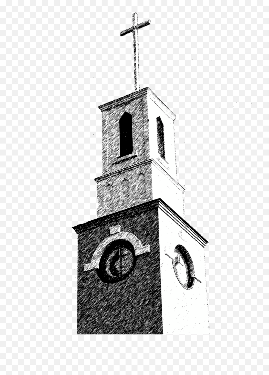 Church Tower Drawing Sticker By U2022u2022 - Religion Emoji,Chapel Emoji