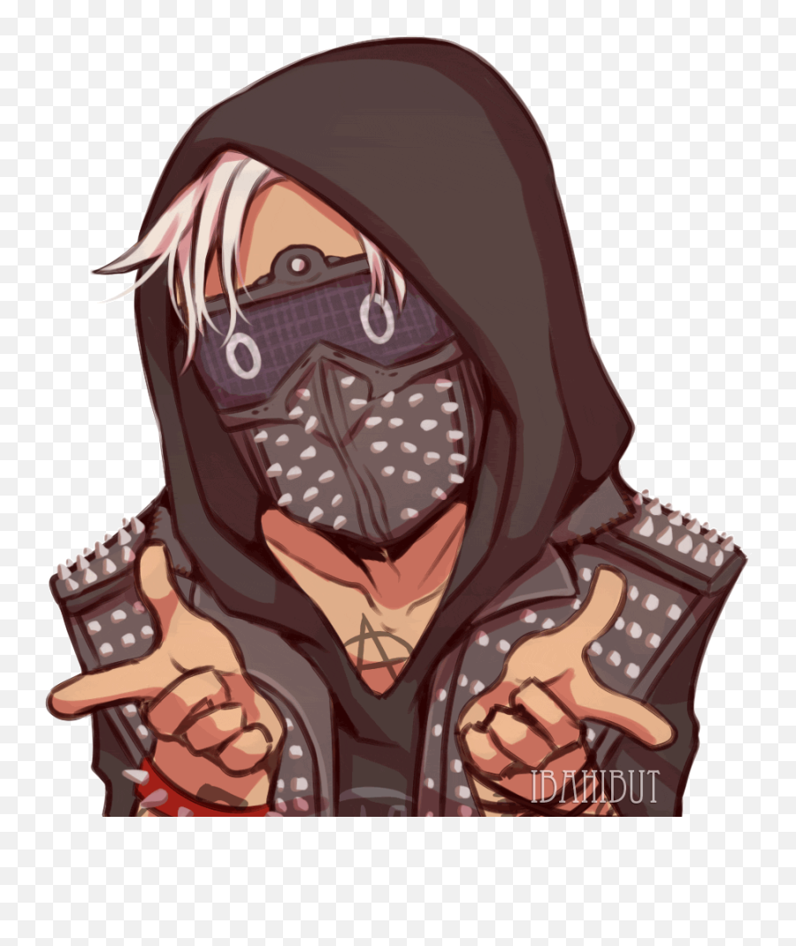 Pin On Anime Stuff Dog Characters - Villain Anime Male Oc Emoji,Watch Dogs Emoji