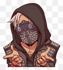 Pin On Anime Stuff Dog Characters - Villain Anime Male Oc Emoji,Watch Dogs Emoji