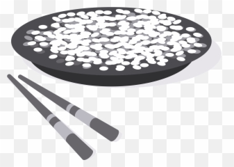 Rice And Chopsticks Clipart - Drum Stick Emoji,Chopsticks Emoji