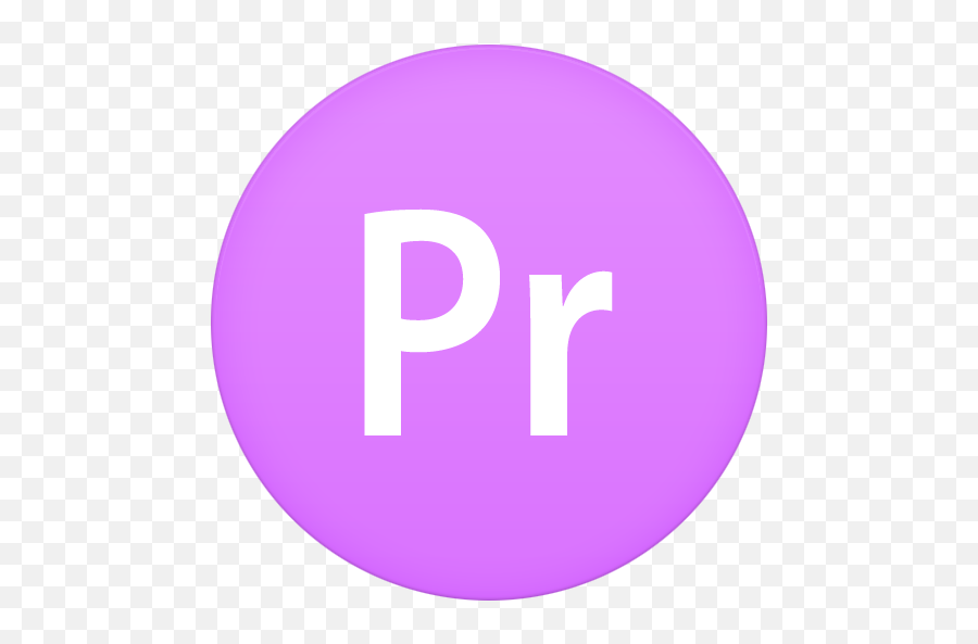 Premiere Icon - Premiere Pro Round Png Emoji,Adobe Premiere Pro Adding Emojis