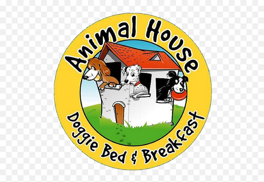 Animal House Doggie Bed U0026 Breakfast - Dog Kennel Boarding Pack Animal Emoji,What Is An Emotion Support Animal