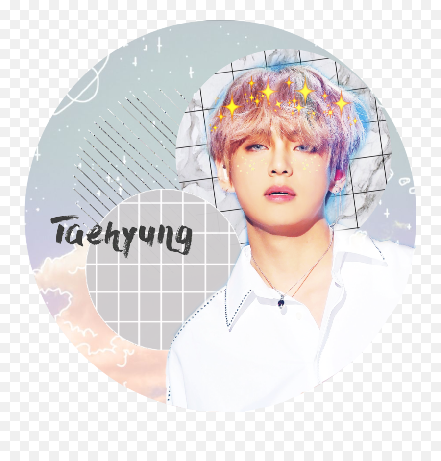 The Most Edited Taehyungie Picsart - Taehyung Aesthetic Stickers Picsart Emoji,Yeontan Emoticon