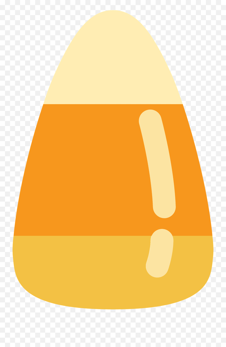Candy Corn Clipart - Vertical Emoji,Candy Corn Emoji Mspa