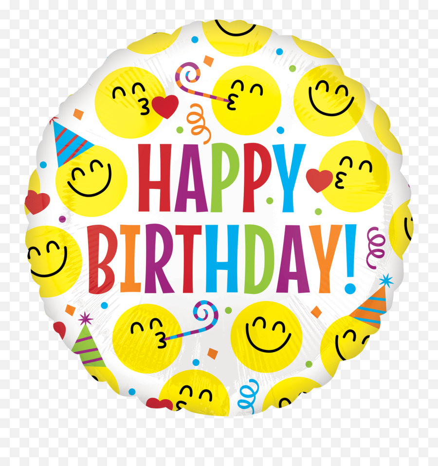 Smiley Emoji Happy Birthday Png - Restaurant Del Ferrocarril,Birthday Emoji