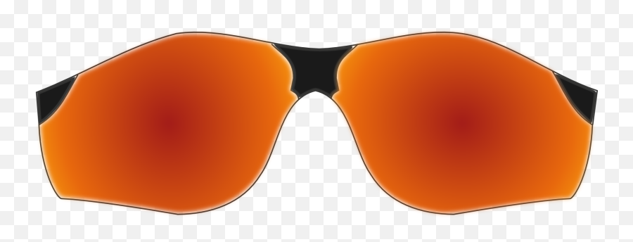 Sunglasses Fashion Summer Accessories Black Orange Color - Orange Glasses Png Emoji,Emotions From Orange Colors
