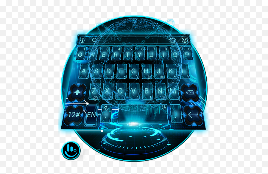 Tech Hologram Keyboard Theme - Apps On Google Play Office Equipment Emoji,Emoticons For Computer Keyboard