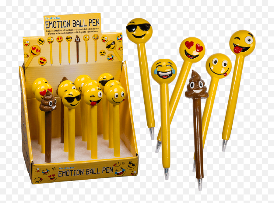 Stylo À Bille Emoji Smiley - Smiley Gadgets,Emoji Pens