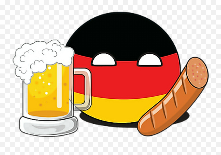 German Ball With Beer Clipart - German Ball Png Emoji,Bar Girl Golf Emoji