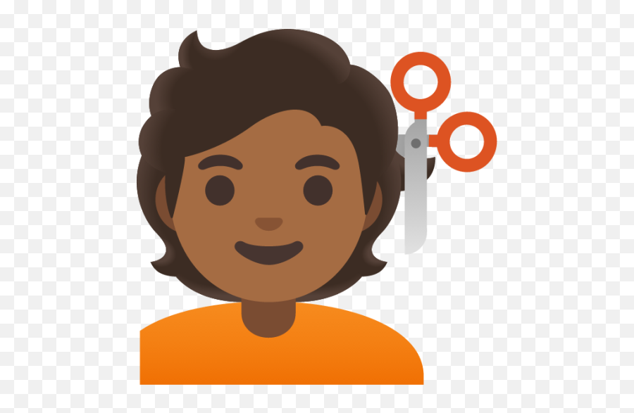 Medium Emoji,Brown Skin Haircutting Emojis