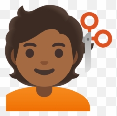 Medium Emoji,Brown Skin Haircutting Emojis