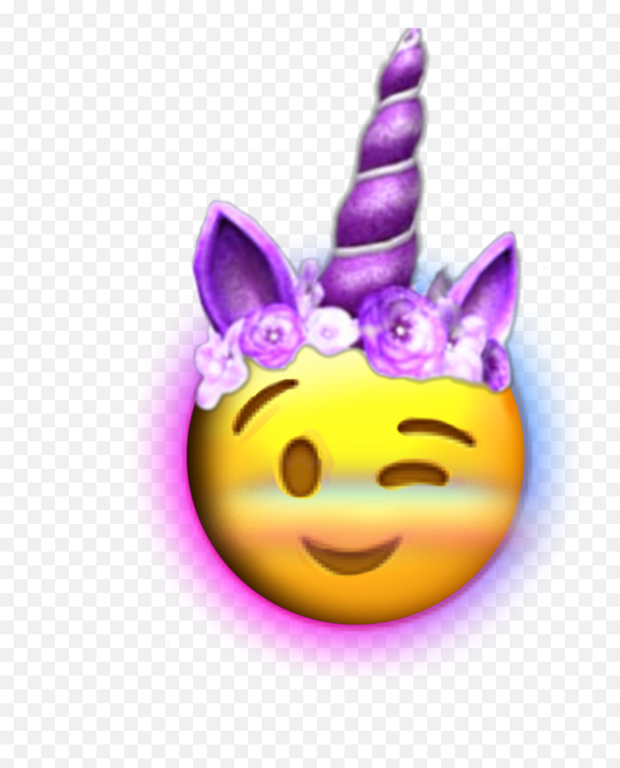 Foryou Foryoupage Sticker - Happy Emoji,Unicorn Emoji